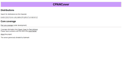 Desktop Screenshot of cpancover.com